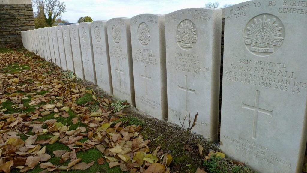 Lachlan McQueen - Noreuil Australian Cemetery 