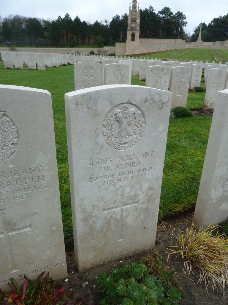 William Munro - Etaples Military Cemetery