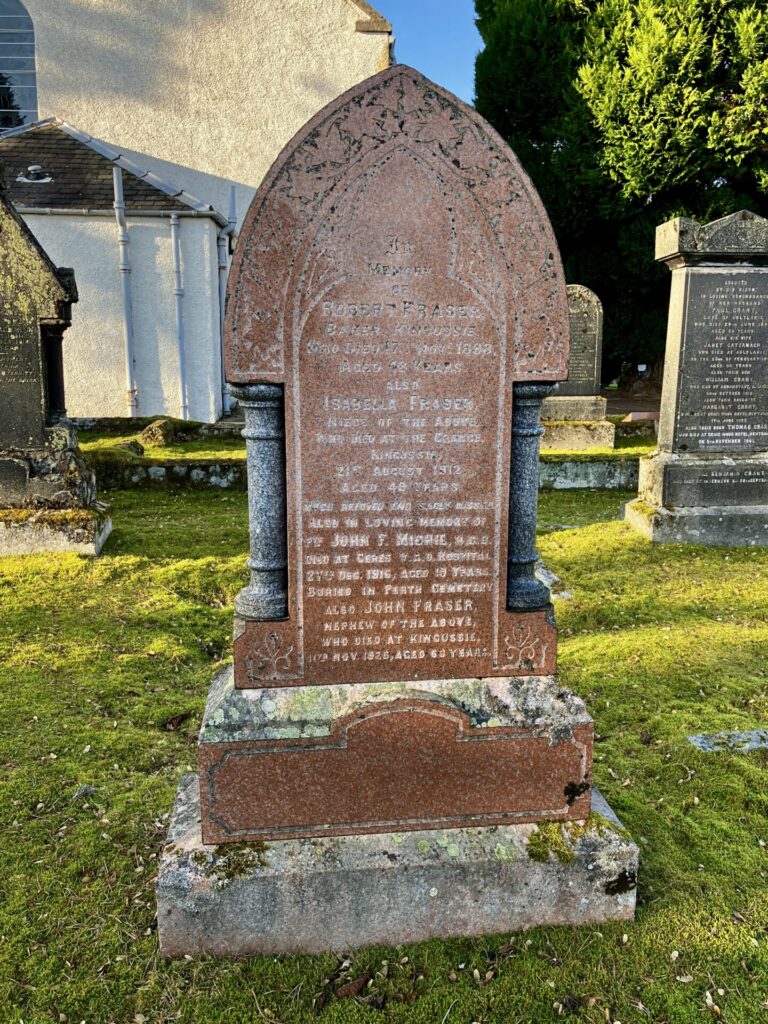 Family Gravestone - Kingussie Parish Churchyard