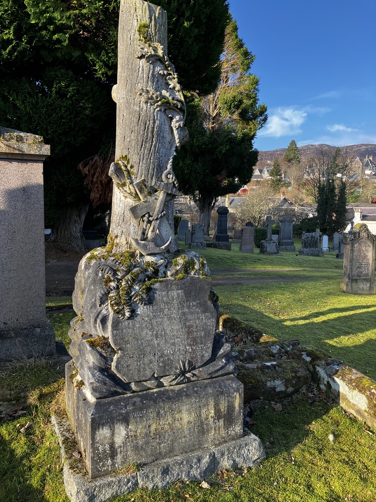 MacGillivray family gravestone Kingussie Churchyard