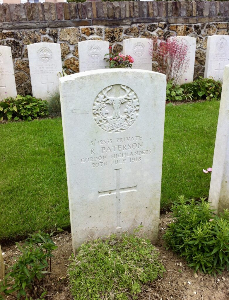 Richard Paterson - La Neuville-Aux-Larris Military Cemetery 