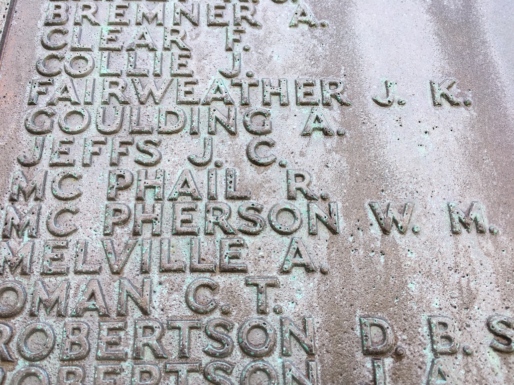 William McPherson - Portsmouth Naval Memorial