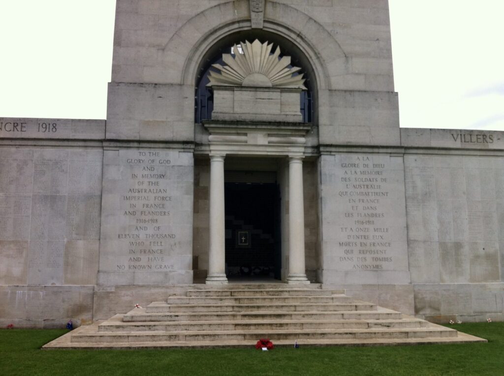 Villers- Bretonneux Memorial to the Missing