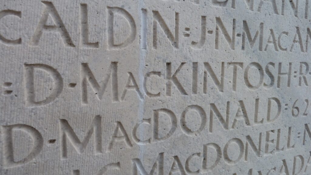 Daivd Mackintosh - Vimy Memorial to the Missing