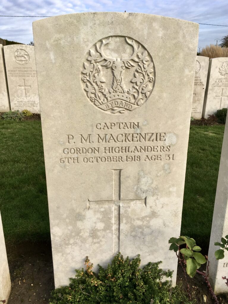 Percy Mackenzie - Queant Communal Cemetery British Extension