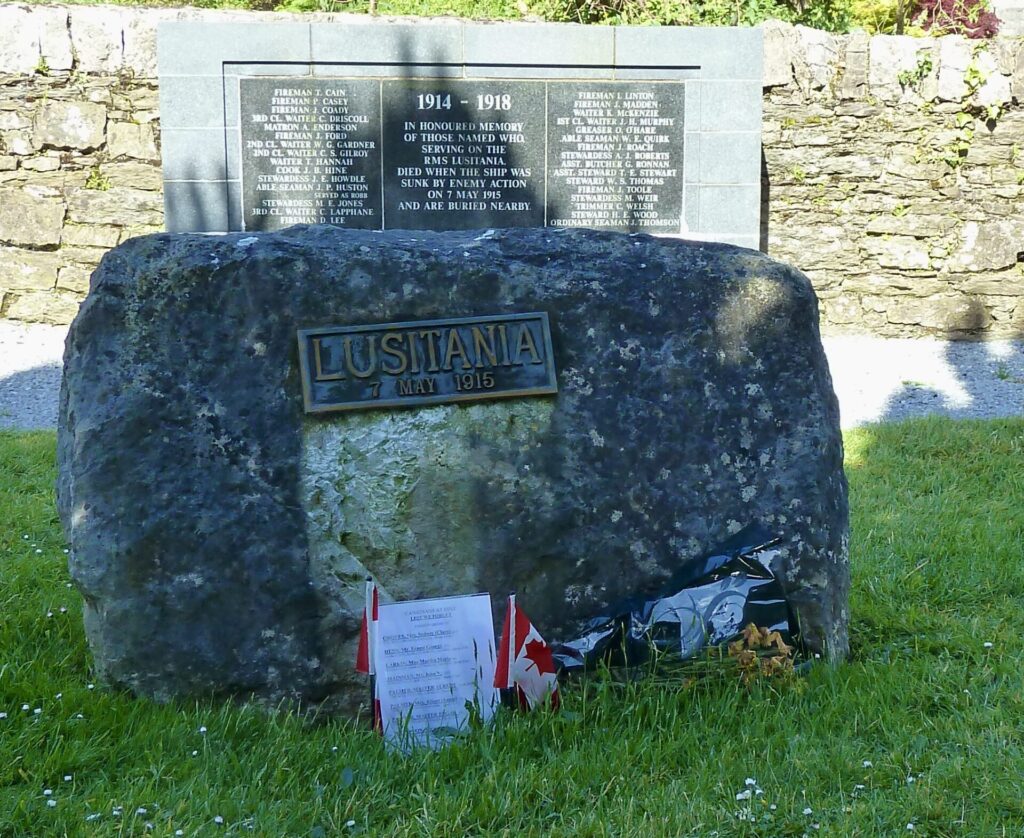 Lusitania Memorial - Cobh Old Church Cemetery