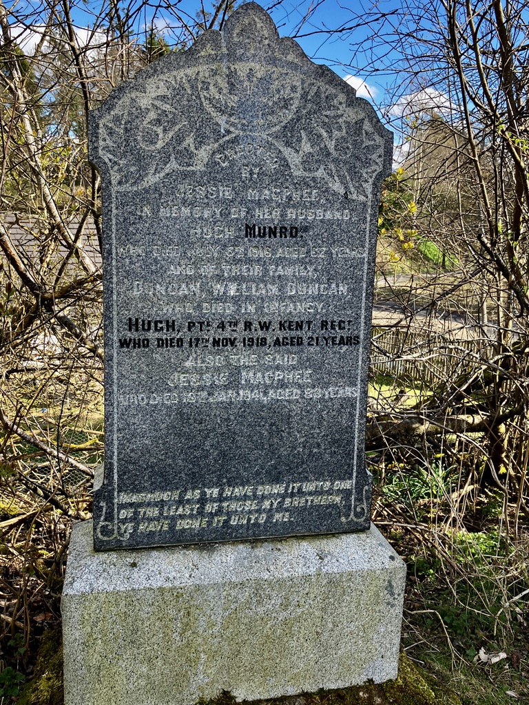 Hugh Munro - Kingussie Parish Chuchyard