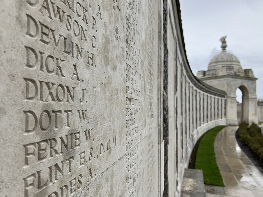 William Dott - Tyne Cot Memorial to The Missing