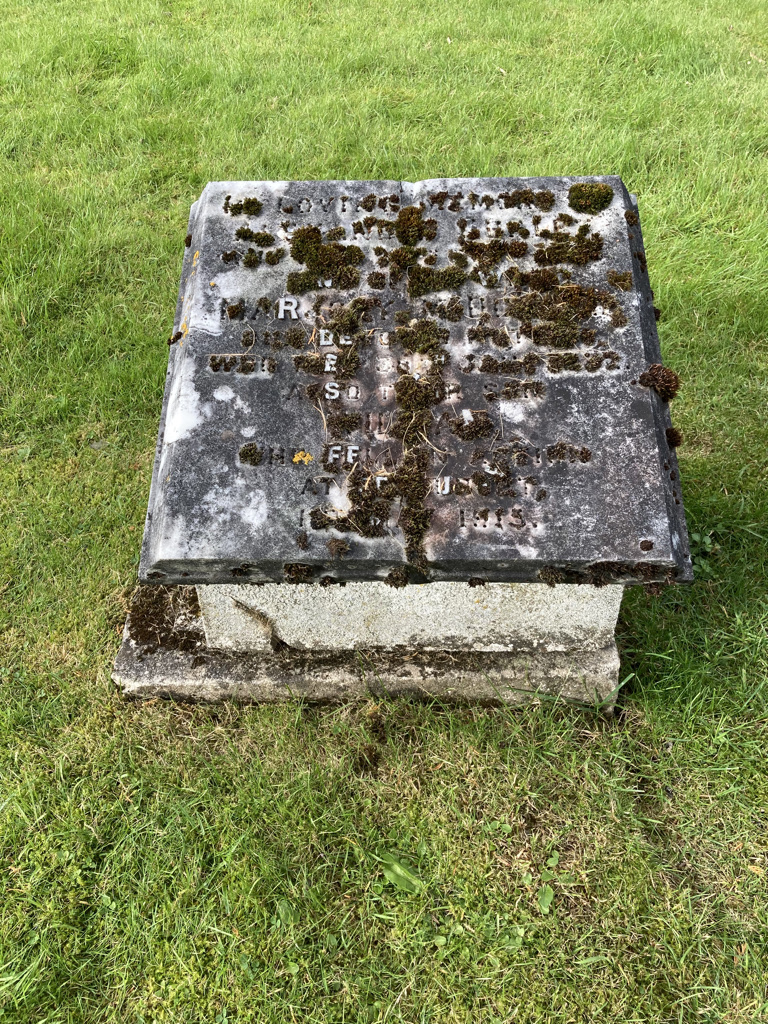 Curley Family Gravestone, Kingussie Parish Churchyard