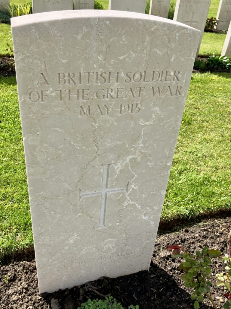 A British Soldier of The Great War - Known Unto God