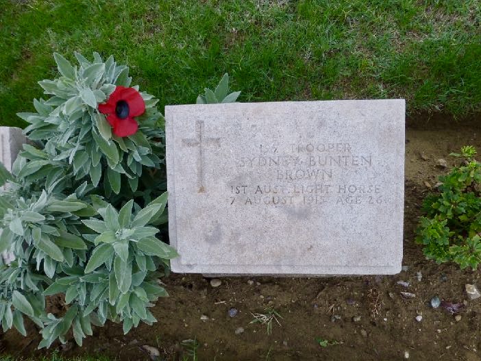 Sydney Brown - Shell Green Cemetery - Copyright John Patchett