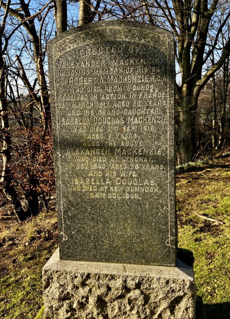 Mackenzie Family Grave - Kingussie Parish Churchyard