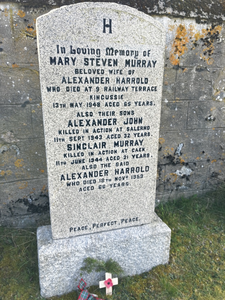 Harrold Family Grave - Kingussie Cemetery