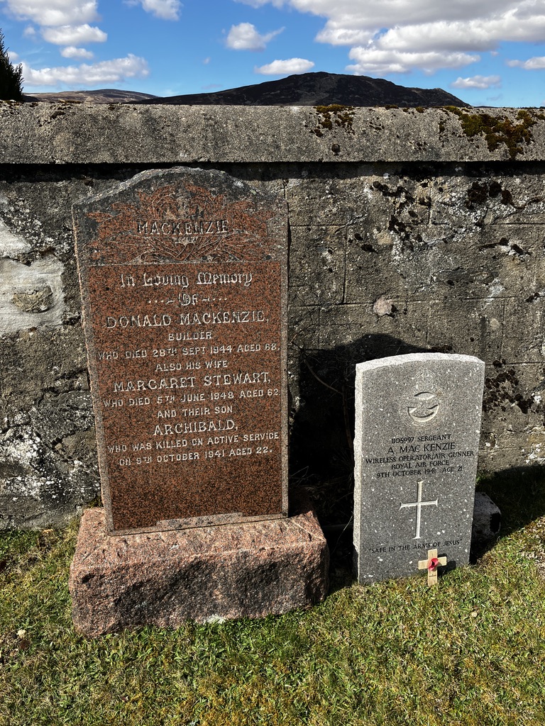 Archie MacKenzie - Kingussie Cemetery