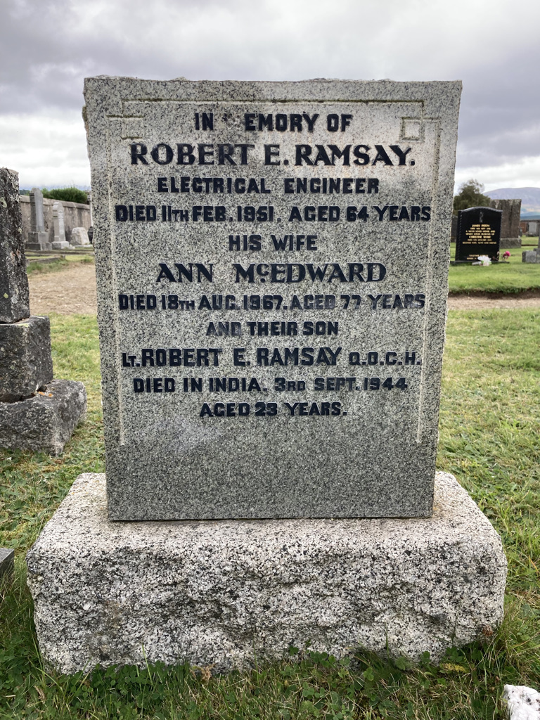 Ramsay family grave - Kingussie Cemetery