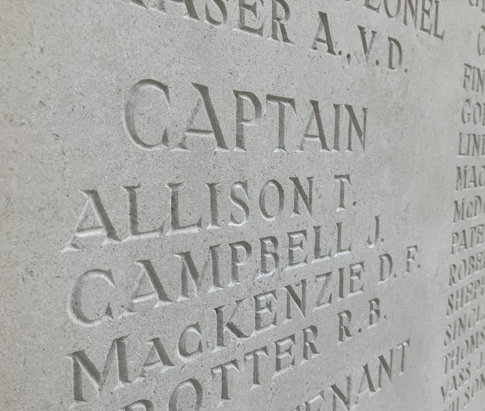 Captain John Campbell - Le Touret Memorial