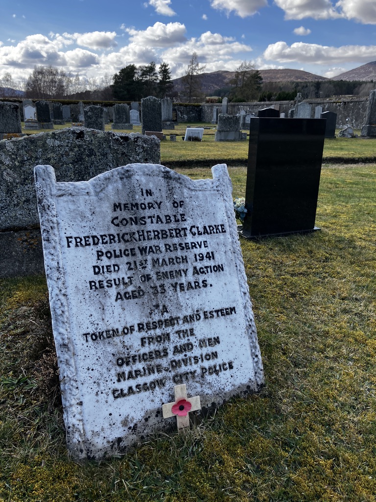 Frederick Clarke - Kingussie Cemetery