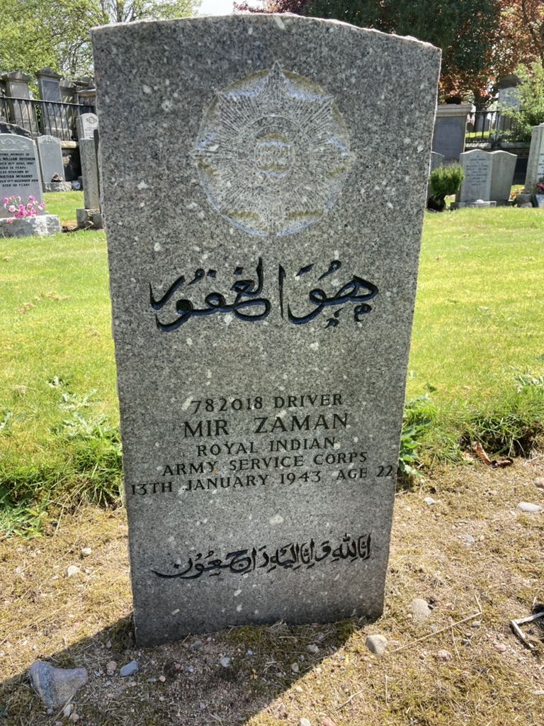 Mir Zaman - Allenvale Cemetery, Aberdeen