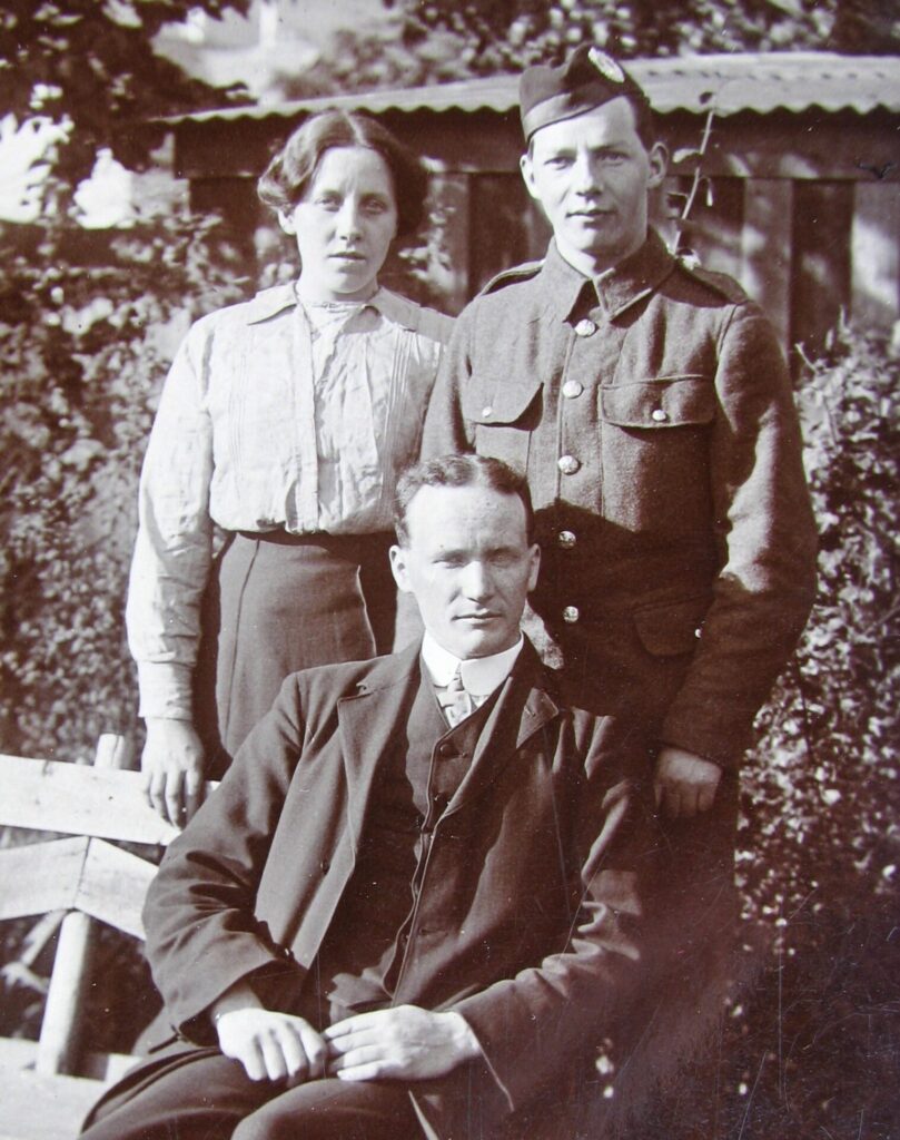 Ewan with sister Nellie and brother Duncan