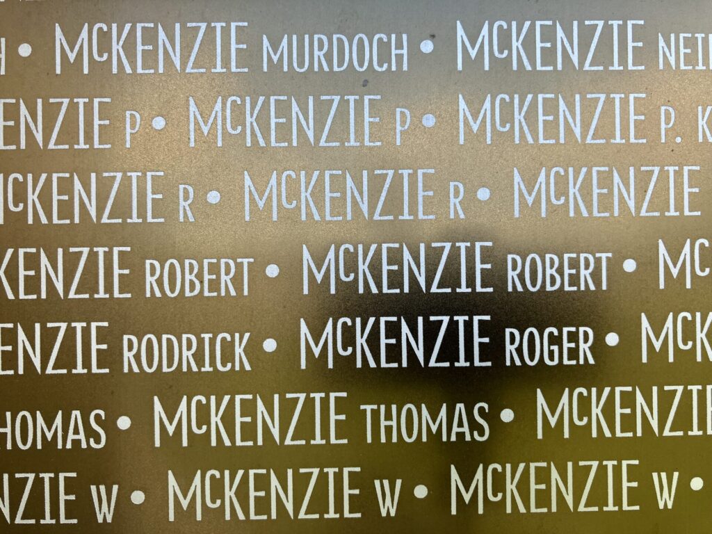 Robert MacKenzie, Ring of Remembrance, Notre Dame de Lorette