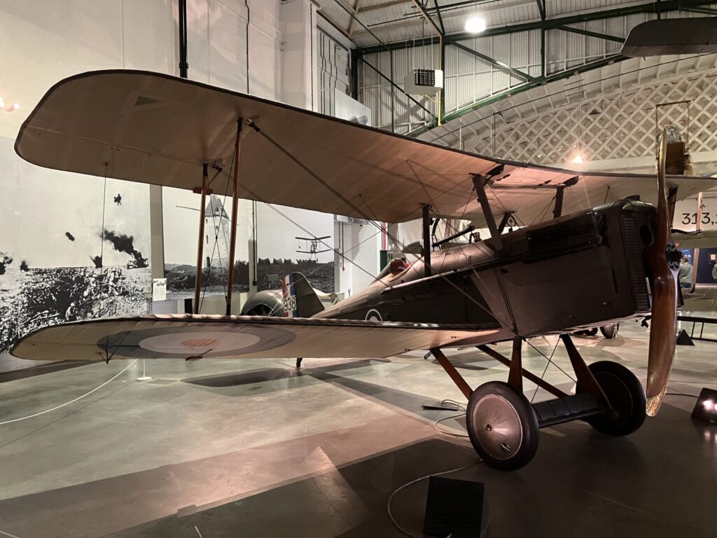 SE 5a aircraft RAF Museum Hendon