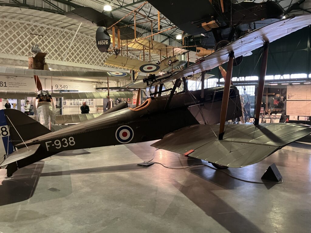 SE 5a aircraft RAF Museum Hendon