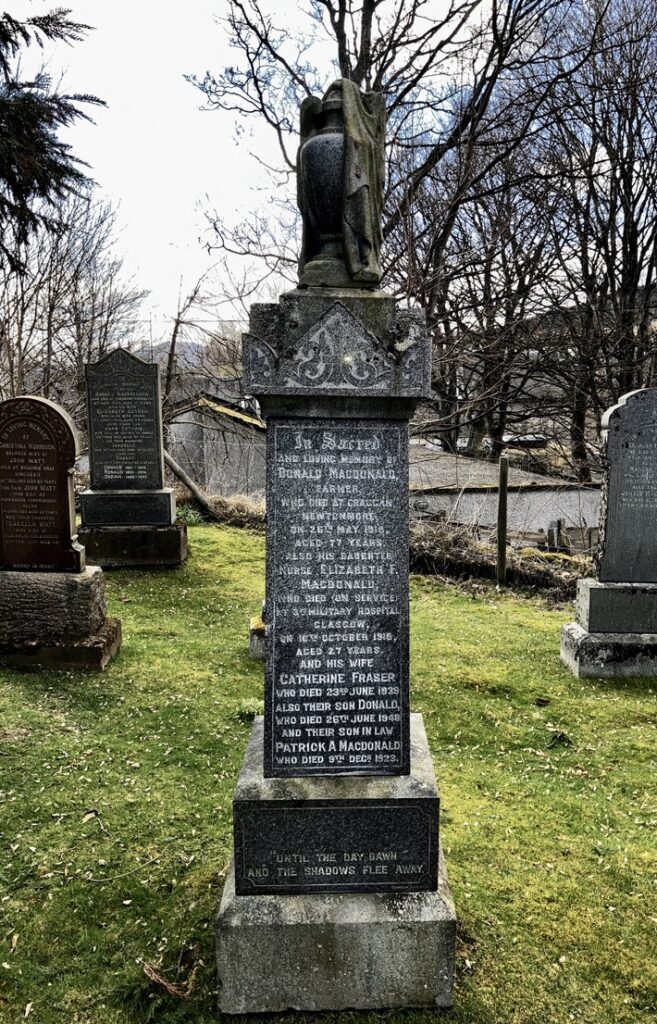 Elizabeth MacDonald - Kingussie Parish Churchyard