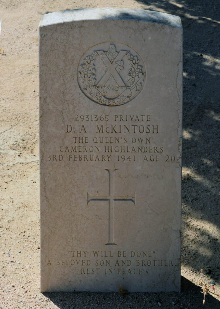 Duncan MacKintosh - Karen War Cemetery - Copyright The War Graves Photographic Project