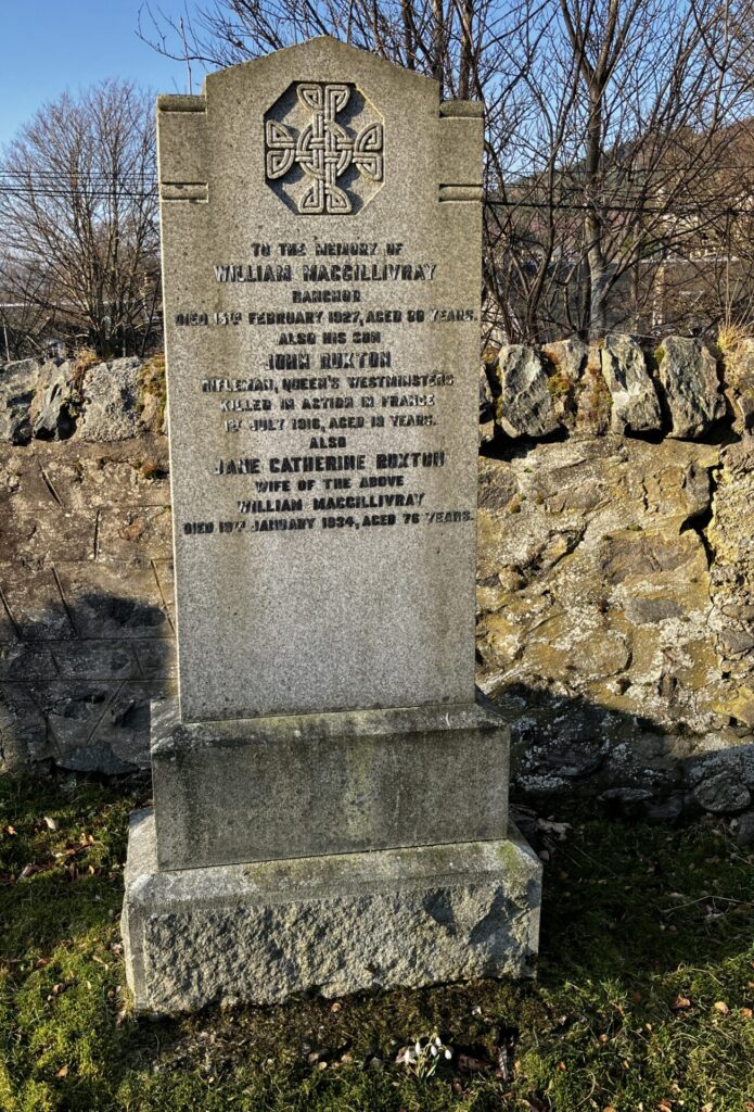 McGillivray family grave - Kingussie Churchyard