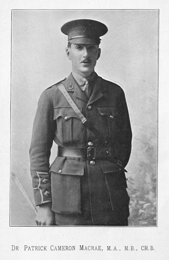 Cpt. Patrick MacRae -copyright The Celtic Monthly May 1917