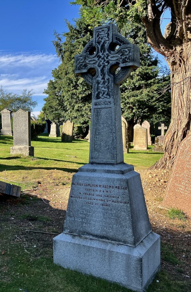 Dr Patrick C McRae - Kingussie Parish Churchyard