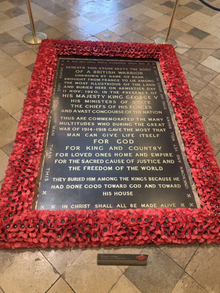 Tomb of The Unknown Warrior - Westminster Abbey