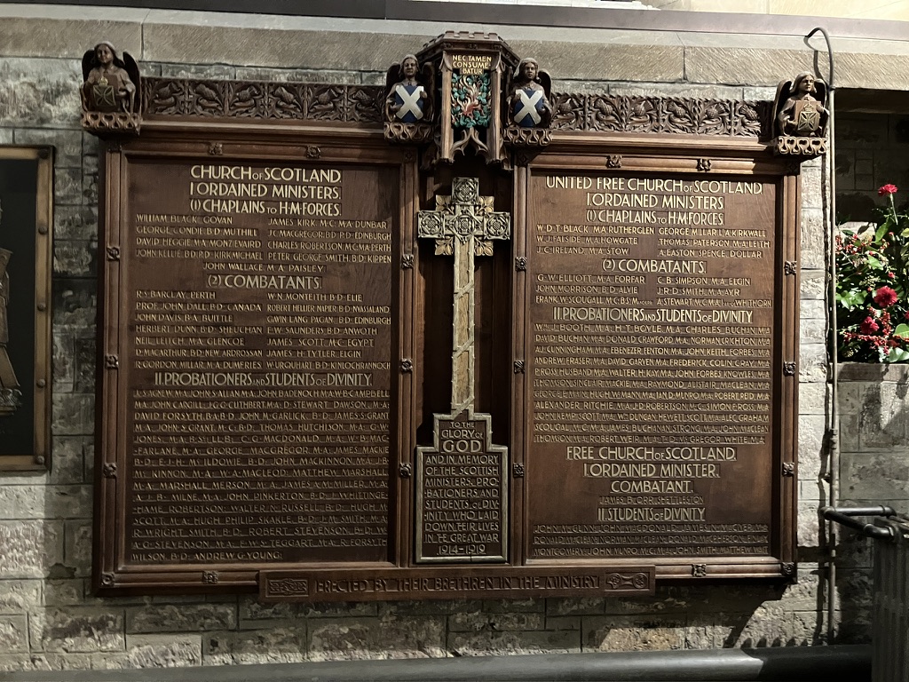 James Tytler - Memorial to Church of Scotland Ministers St Giles Cathedral